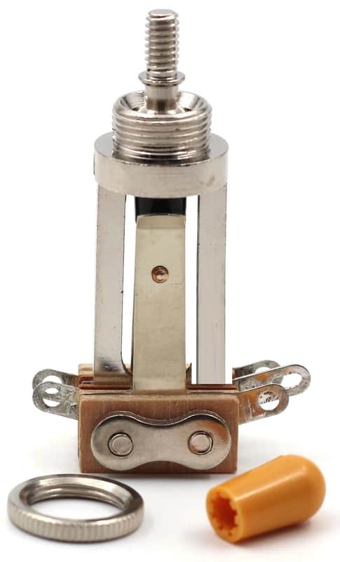 Switchcraft 3-Way Toggle Switch for - Long Straight with Genuine Amber Switchcraft Tip image 1