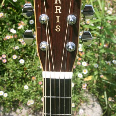 Morris F30 OOO size Guitar MIJ Circa 1980 Natural+ Hard Case image 6