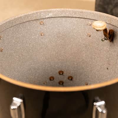 1970s Rogers 16x18 Jet Black Pearl Floor Tom image 12