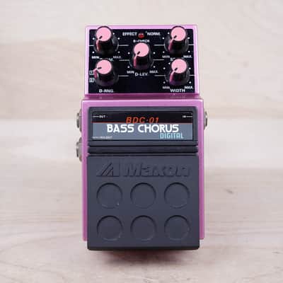 Maxon BDC-01 Bass Chorus 1980s Pink Vintage Made in Japan MIJ w/ Original Box, Paperwork, Sticker image 7