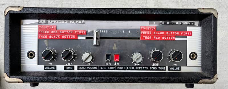 Dynacord Echocord Mini 1977 - Black / Silver image 1