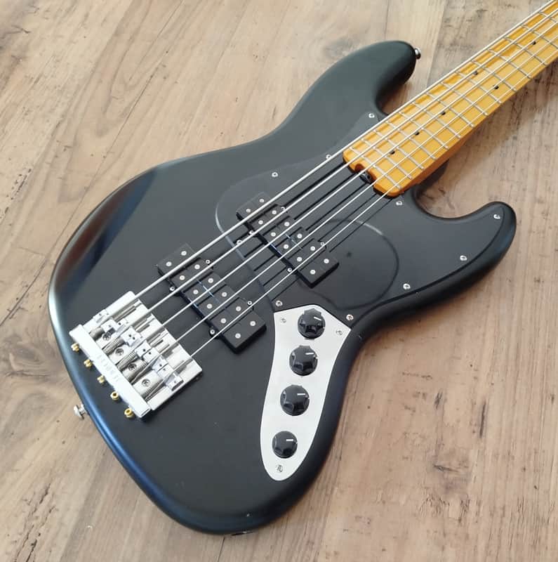 Fender Modern Player Jazz Bass V Satin 2014 - Black image 1