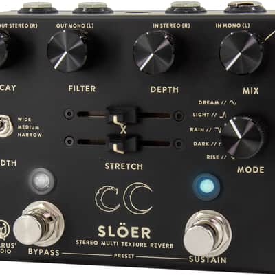 Walrus Audio Sloer Stereo Ambient Reverb Pedal, Black image 2