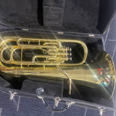 Euphonium Baritone F. Schmidt 4 Valve 2015 - Gold Brass image 4