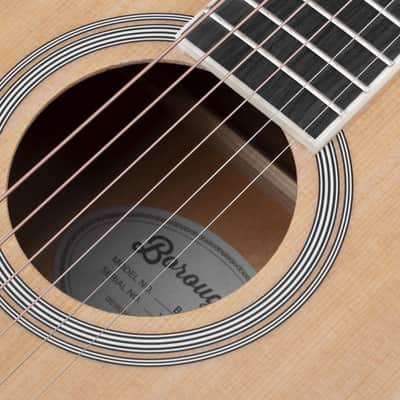 Boroughs B15MNT 3/4 Size Acoustic Guitar, Natural image 23