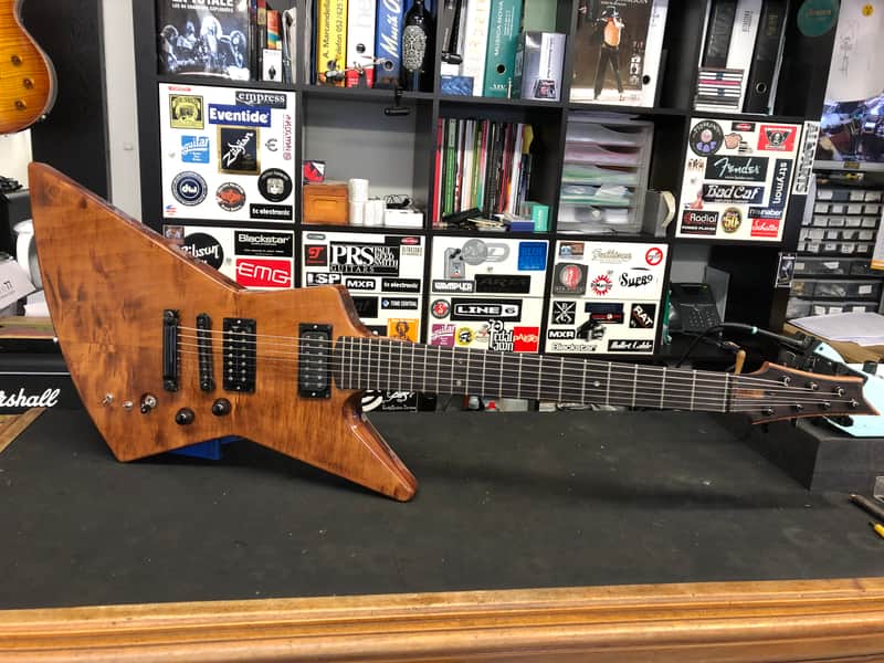 JMC Explorer 7 strings Dark wood image 1