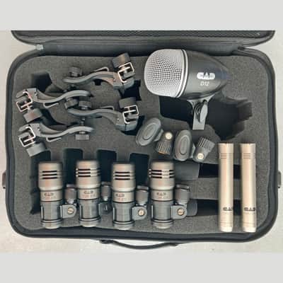 CAD "TOURING7" Drum Mics — Kick, 4 Snare/Toms, 2 Overheads + Case image 1