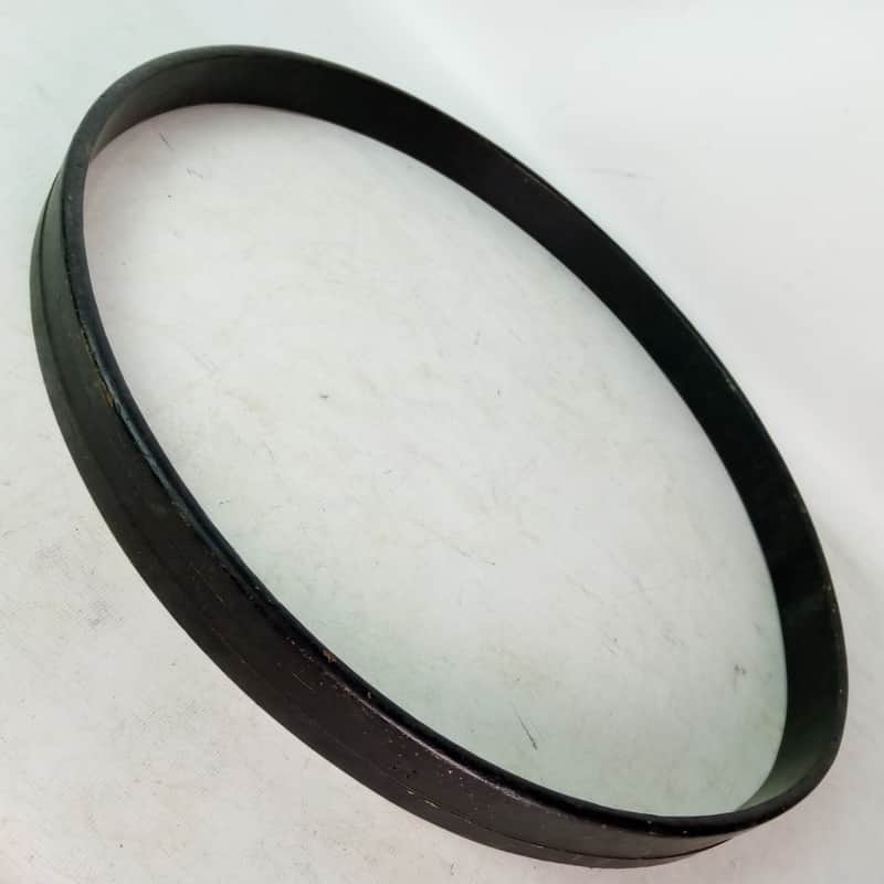 Slingerland 18"x1.5" Bass Drum Hoop/Rim Black Paint+.5" Inlay Channel Vintage60s image 1