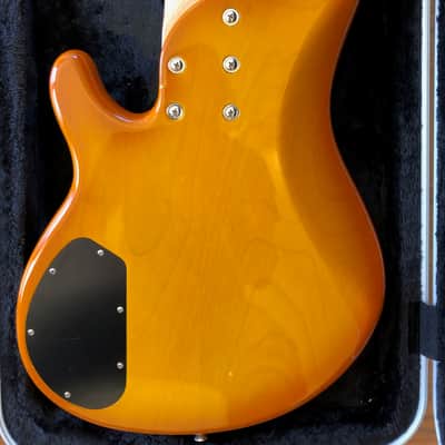 Moollon B524  Custom 5 String Bass guitar -  P precision style w Original Case image 4