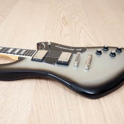2015 Bilt El Hombre Deluxe Electric Guitar Silverburst Lollar Imperials Ebony Fretboard w/ohc image 9