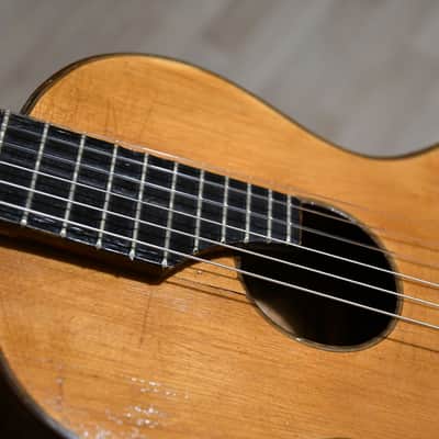 Antique Pre-war Romantic/Terz guitar, Flame maple, 1900s – Great condition and sound, with video image 9