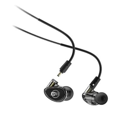MEE Professional MX1 PRO Customizable Noise-Isolating Universal-Fit Modular Musician’s IEM (Smoke) image 1