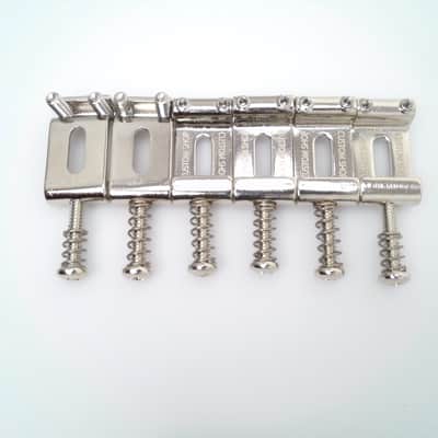 True Custom Shop® Steel  "Custom Shop" 2 3/16"  Spacing Saddles for Fender Stratocaster Strat image 1