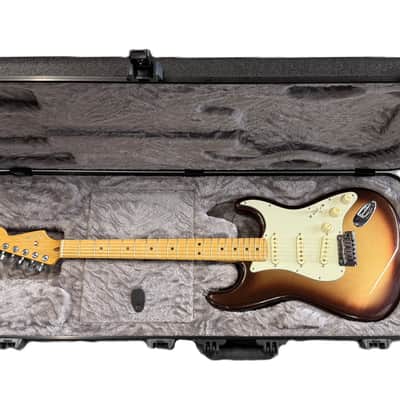 Fender American Ultra Stratocaster with Maple Fretboard 2023 Mocha Burst image 1