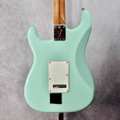 2023 Fender Deluxe Player Stratocaster, Roasted Maple Neck, Surf Green image 7