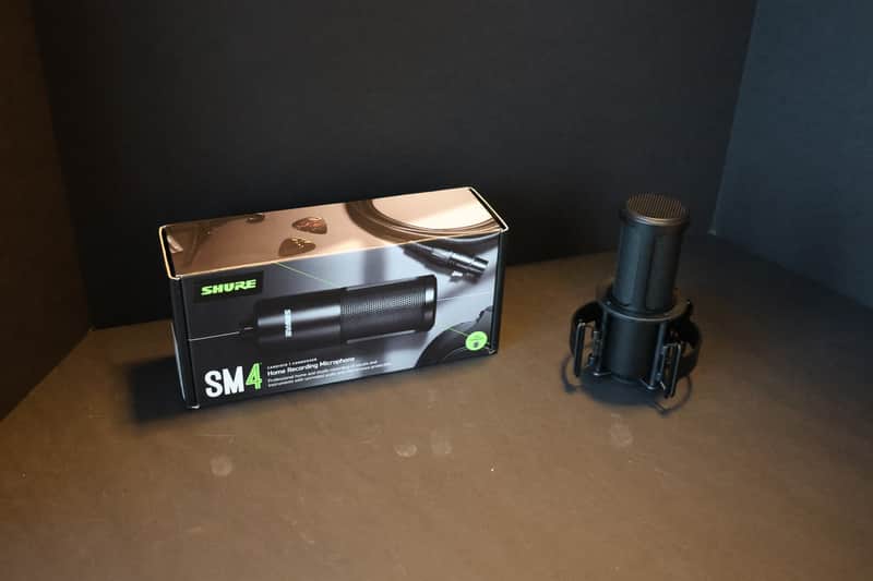 Shure SM4 Large Diaphragm Cardioid Condenser Microphone 2024 - Present - Black image 1