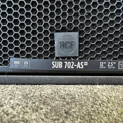 2 X RCF SUB 702-AS MK3 12" Active PA Subwoofer 2026 - Black image 5