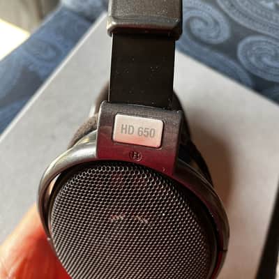 Irish! ☘️ Sennheiser HD650 Reference Headphones (silver mesh version) image 5