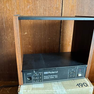 Roland Studio System-100m 190 Rare three-module rack w/ box image 1