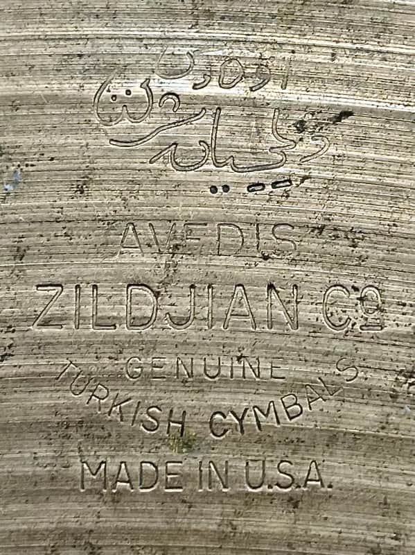 Vintage Avedis Zildjian 18" Crash/Ride Cymbal (1960s) - 1362g - Paper Thin! imagen 1
