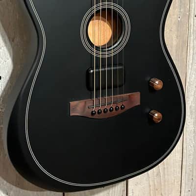 NEW Fender Acoustasonic Standard Telecaster - Black, Support Small Business and Buy It Here! Pro Set Up Included! image 3