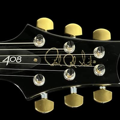 2012 Paul Reed Smith PRS 408 Flame Top with Birds ~ Grey Black image 10