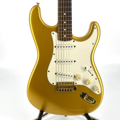 1999 Fernandes R-8G Stratocaster - Aztec Gold image 2