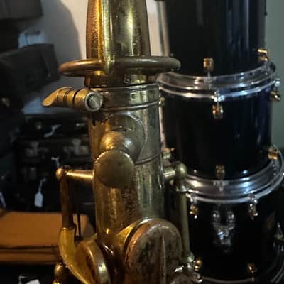 Indiana Band Inst CO. Elkhart IND Alto Saxophone Low Pitch A / 7498 image 18