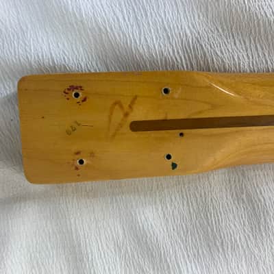 Fender Telecaster LEFTY Bass Maple One Piece Neck 1968 - Natural Lacquer image 4