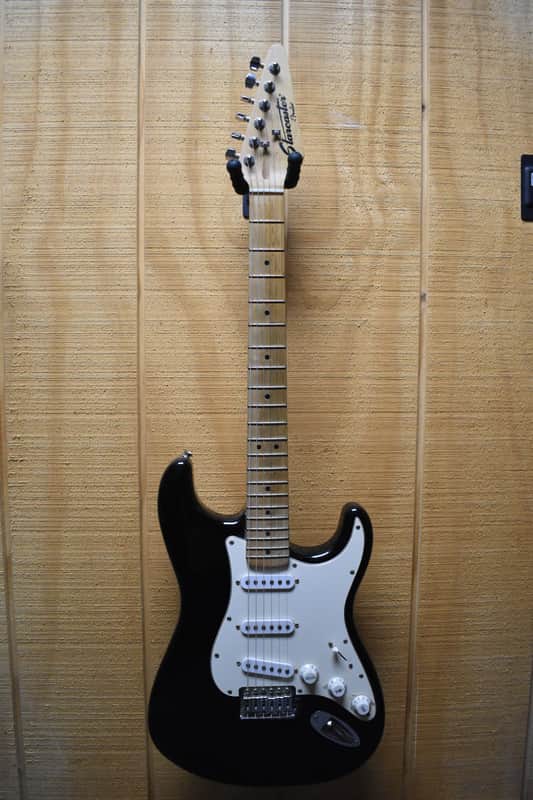 Fender Starcaster Electric Guitar Black image 1