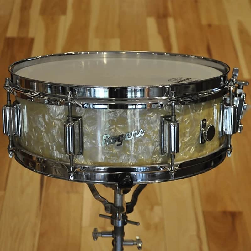 Rogers PowerTone 5x14" 8-Lug Wood Snare Drum 1963-1973 image 2