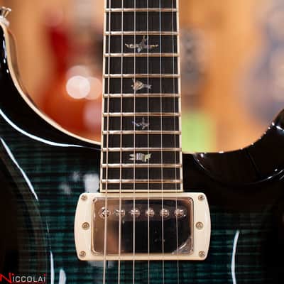 PRS SE Hollowbody II Piezo Peacock Blue Smokeburst image 12
