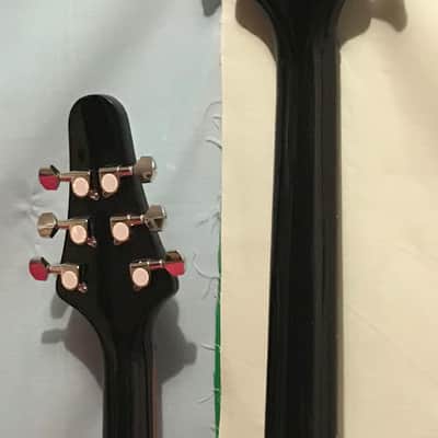 NEW DOUBLE NECK GUITAR BASS COMBO SIX STRING GUITAR FIVE BASS HARDE CASE INCLUDED TWO INPUT JACKS image 7