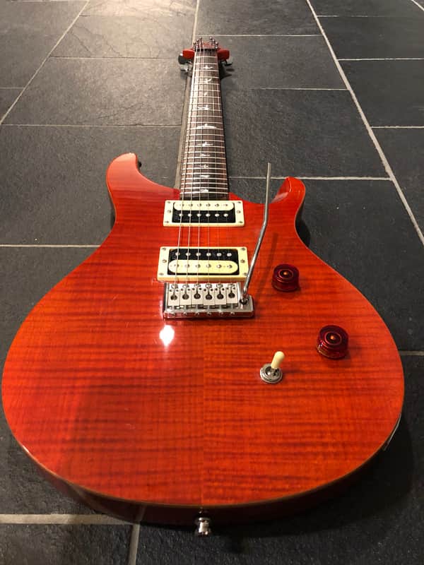 Paul Reed Smith SE Custom 24 2012 Orange Flame image 1