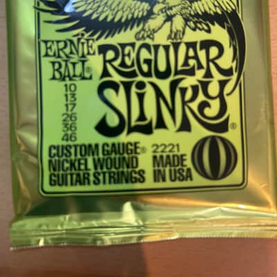 Ernie Ball 2221 Regular Slinky Nickel Electric Guitar Strings (10-46) 2010s - Silver image 1