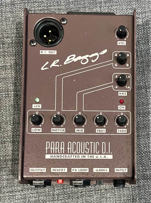 LR Baggs ParaAcoustic DI 2010’s - Brown image 1