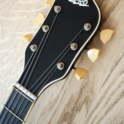 1965 Supro Martinique Val-Trol Resoglass Vintage Electric Guitar White, Valco image 4