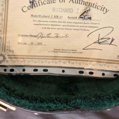 ESP RZK-II Burnt 2010 *RARE* Black binding - hard burnt image 10