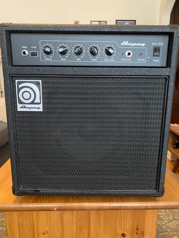 Ampeg BA-108v2 20-Watt 1x8" Bass Combo 2014 - Present - Black image 1