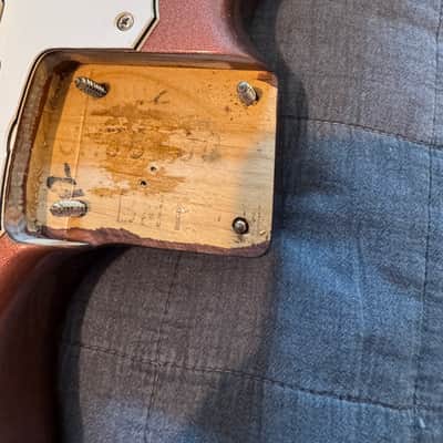 2002 Fender Japan CIJ JM66-80 BMT Jazzmaster Burgundy Mist Matching Headstock Rare Color #12/120, Recent Refret image 21