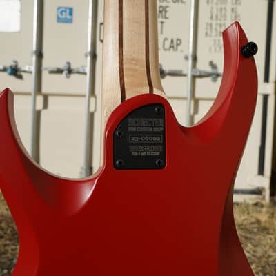 Schecter USA CUSTOM SHOP Keith Merrow KM-7 Stage Red Satin 7-String Electric Guitar w/ Case (2024) image 12