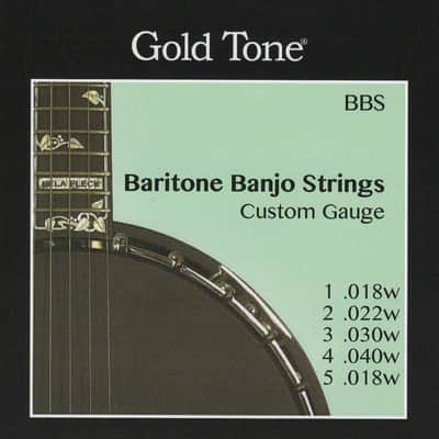 Gold Tone BBS Baritone Banjo Strings .018-.040 Wound Full Set Missing Link ML-1 image 1