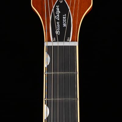 Gretsch G6120T-BSSMK Brian Setzer Signature Nashville Hollowbody '59 "Smoke" with Bigsby, Ebony Fingerboard, Smoke Orange (267) image 6