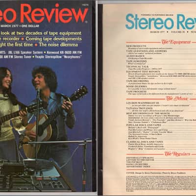 Stereo Review Magazine March 1977 Test Reports: Sansui / Yeaple / Kenwood / JBL image 1