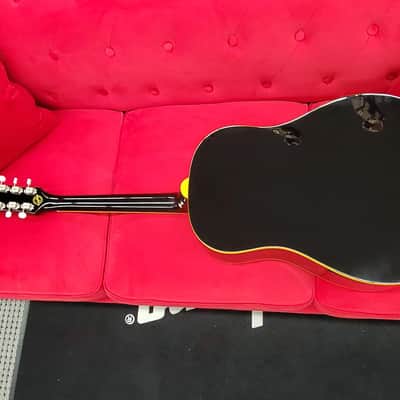 Epiphone Ltd. Ed. 1963 J-45 Reissue - Ebony w/ Aged Binding, Rosette & Logo Inlay image 14