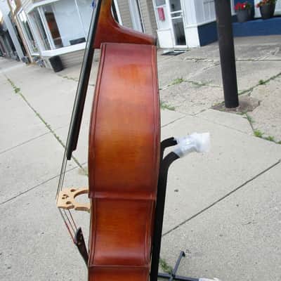 Kay Kraftsman 3/4 Upright Bass 1945 B-385 Chubby Jackson model aka Switch Master Pickup SE Michigan image 7