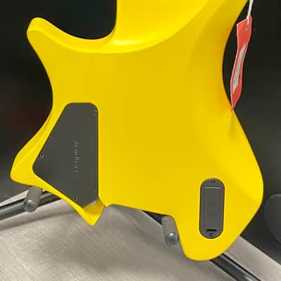 Used 2017 Strandberg Boden Neck-Thru 6 Ebony Yellow w/bag TSS1832 image 5