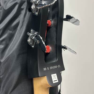 Warwick Rockbass Triumph Lite Electric Upright Bass Guitar - Solid Creme White High Polish image 6