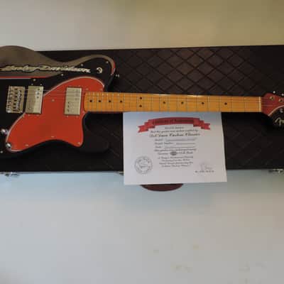 FENDER TELECASTER DDCC CUSTOM ENGRAVED HARLEY DAVIDSON GUITAR image 2