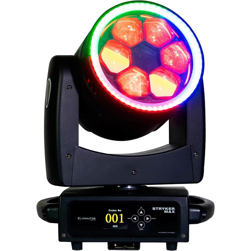 Eliminator Lighting Stryker Max RGBW LED Moving Head image 1